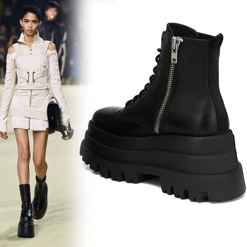 GR | Fashion Shoelaces Martin Knight Women's Ankle Boots