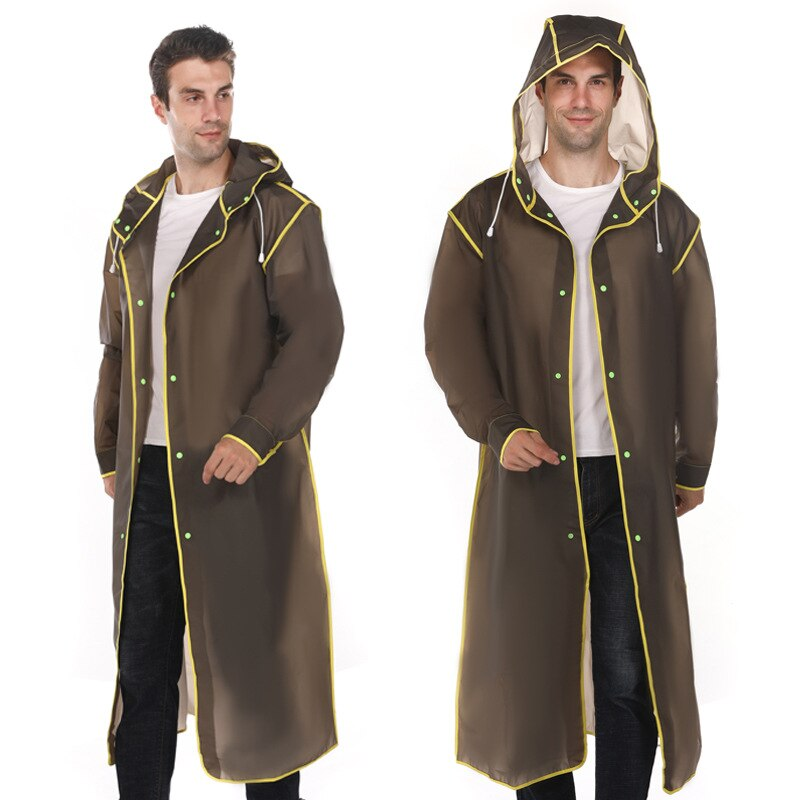 GR - Experience comfort in the rain with this unisex rain jacket