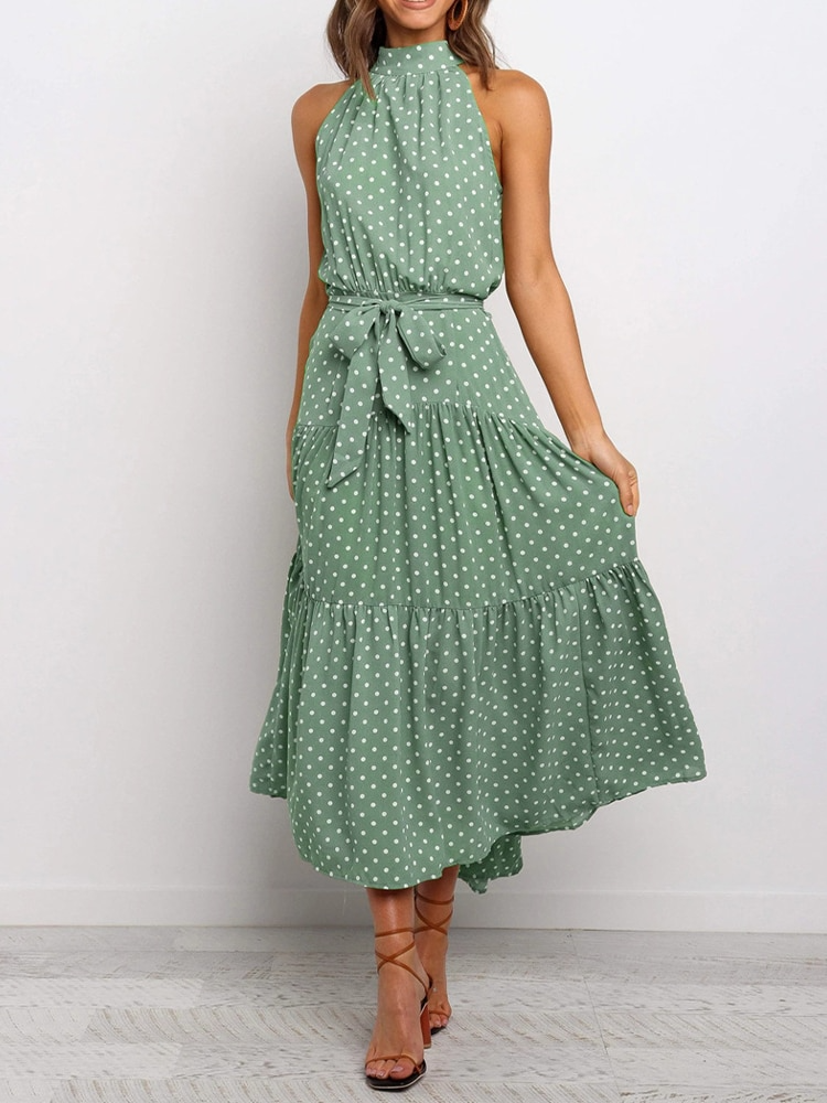 GR | Polka Neckholder Kleid