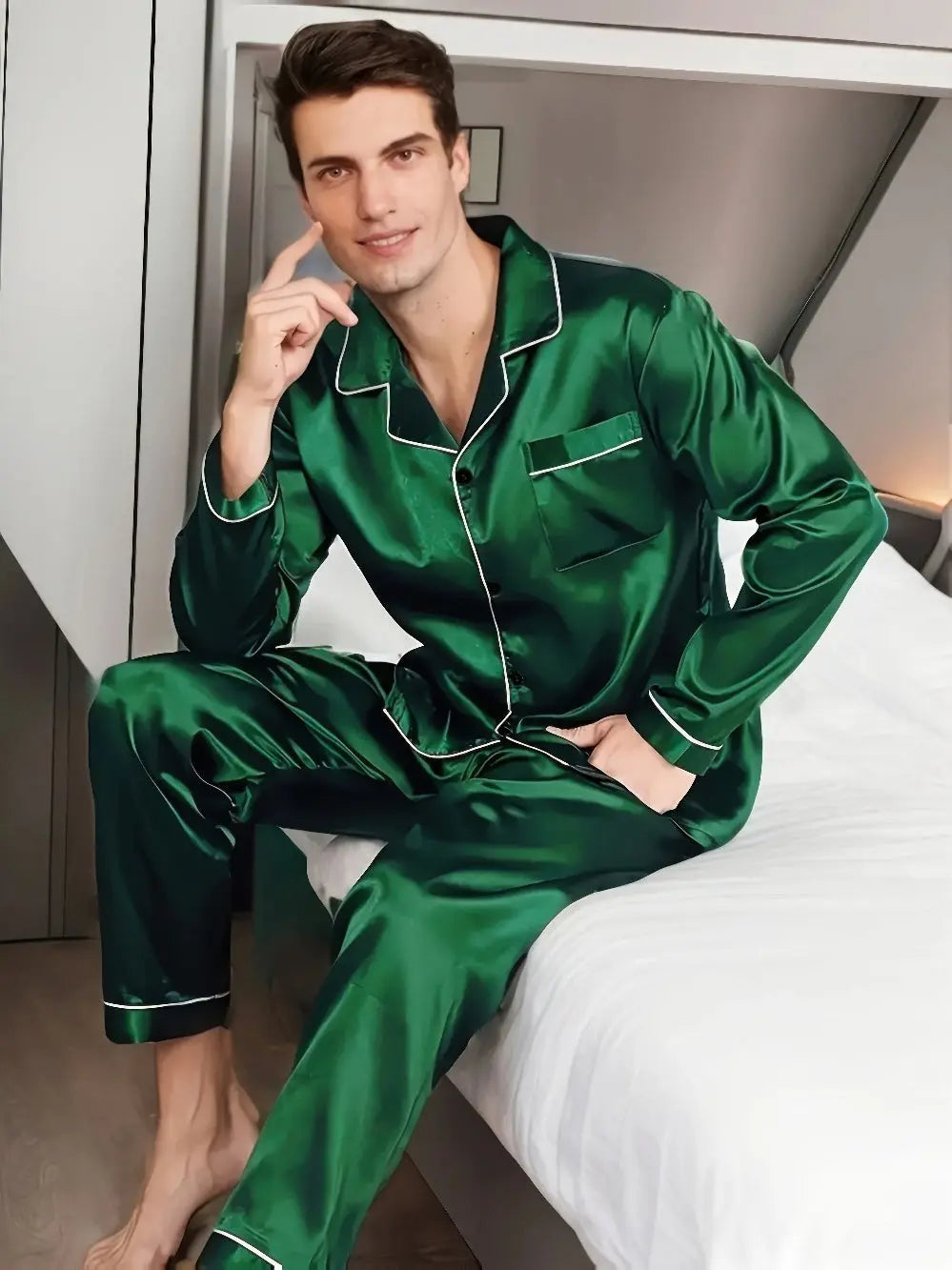 GR | Silk Satin Pyjama Set