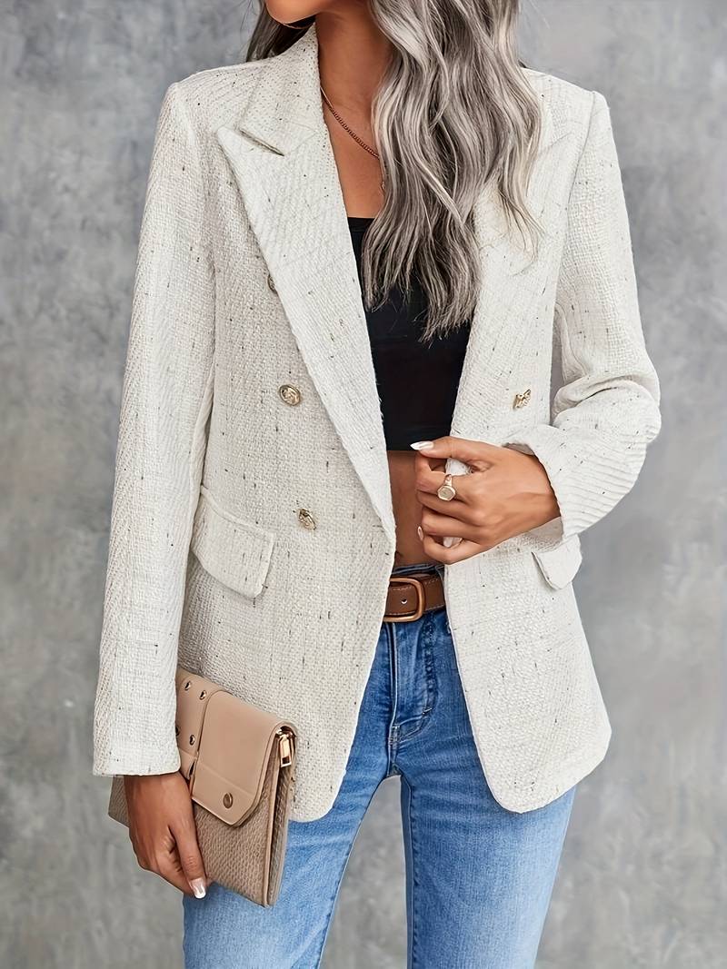 GR | Long-sleeved blazer with lapel collar for women | Stylish and elegant