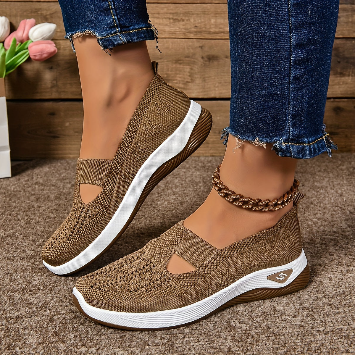 GR | Breathable Orthopedic Slip-on Sneakers for Women