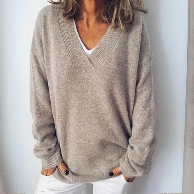 GR | V-neck sweater for women