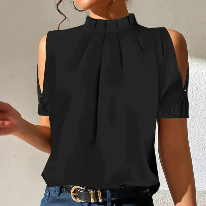 GR | and Comfort Elegant off-the-shoulder women's top