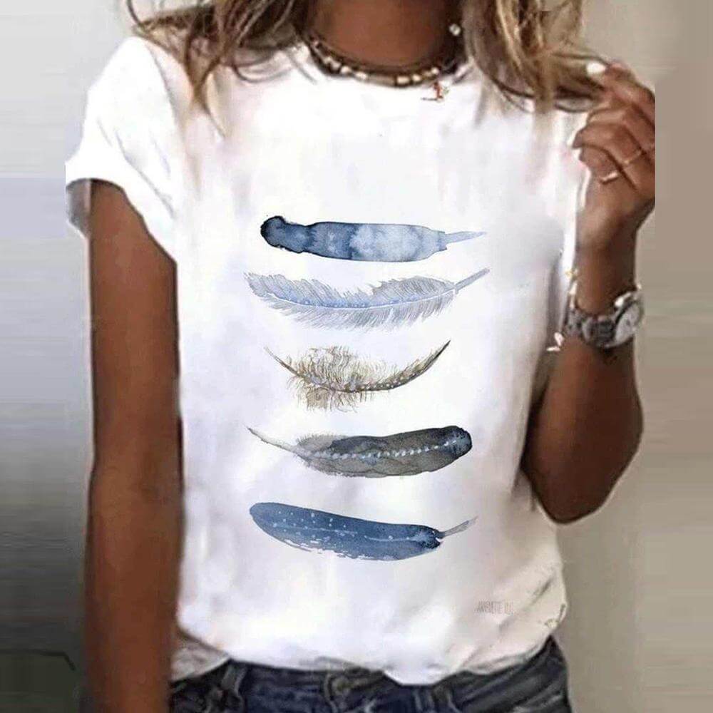 GR | Feder Kurzarm T-Shirt