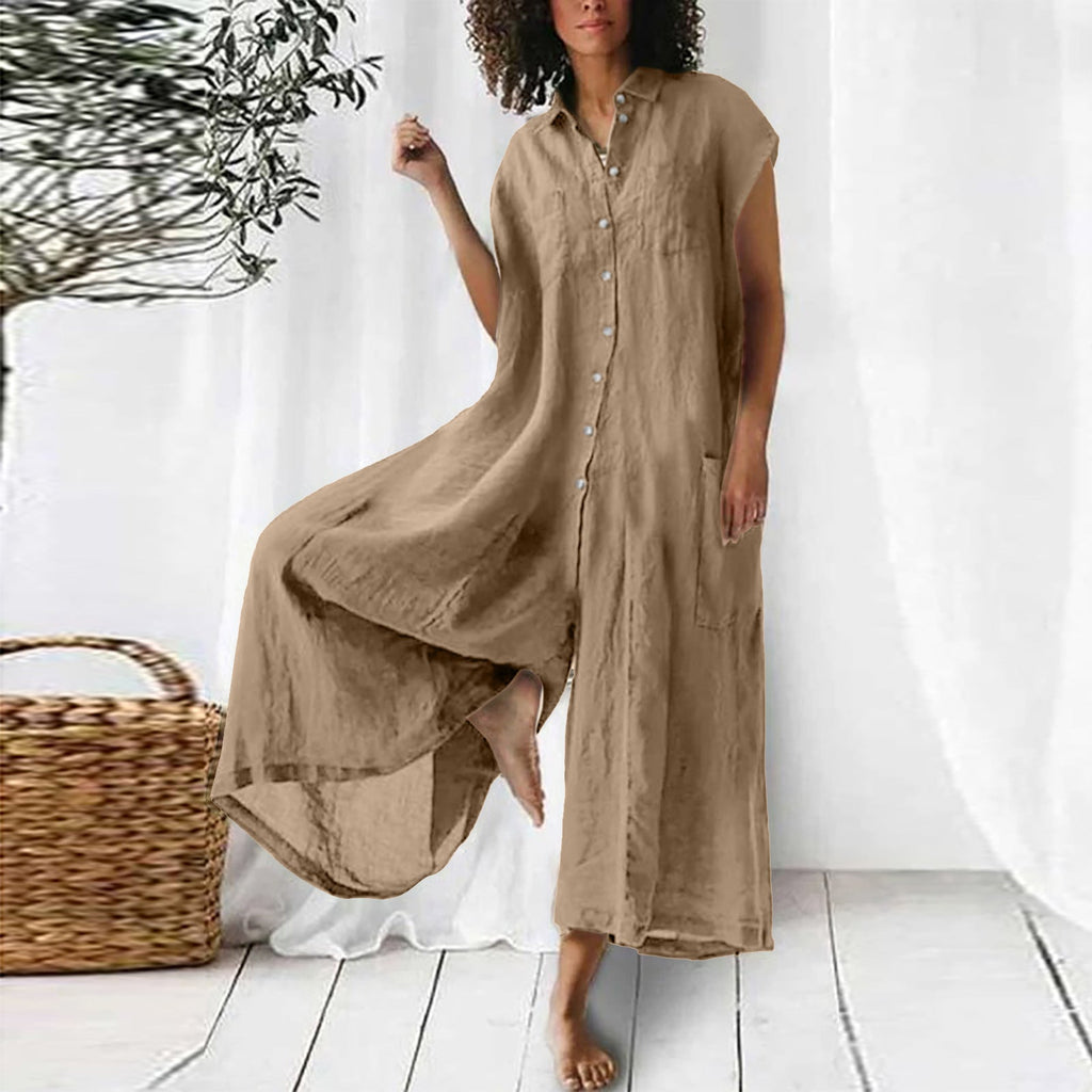 GR | Super Stylish Linen Jumpsuit for Women