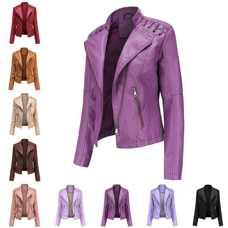 GR | Washed lambskin leather jacket