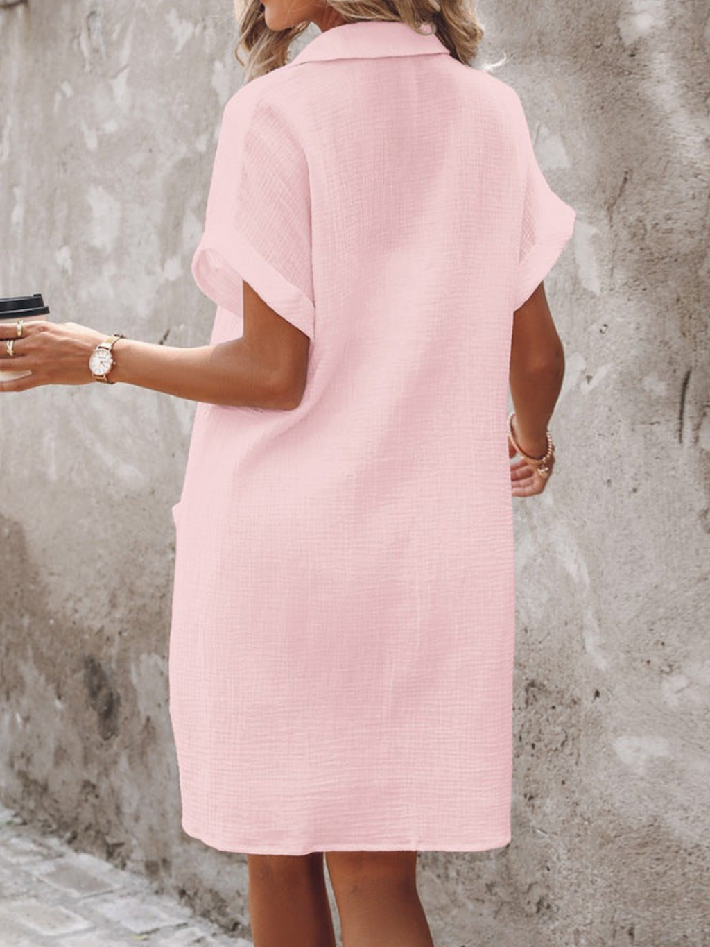 GR | Chic Casual Style Linen Dress