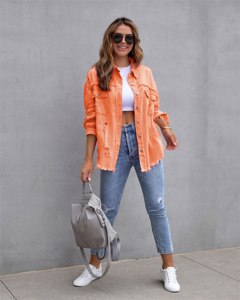 GR | Stylish denim jacket for women
