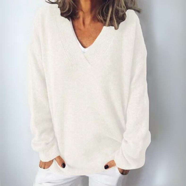 GR | V-neck sweater for women