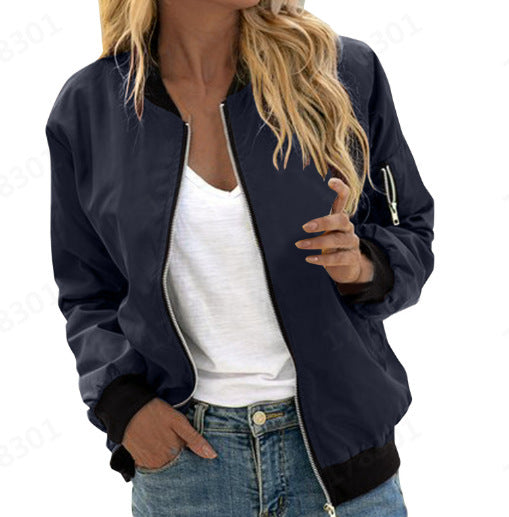 GR | Stylish Classic Bomber Jacket with Pockets - Perfect for Any Occasion