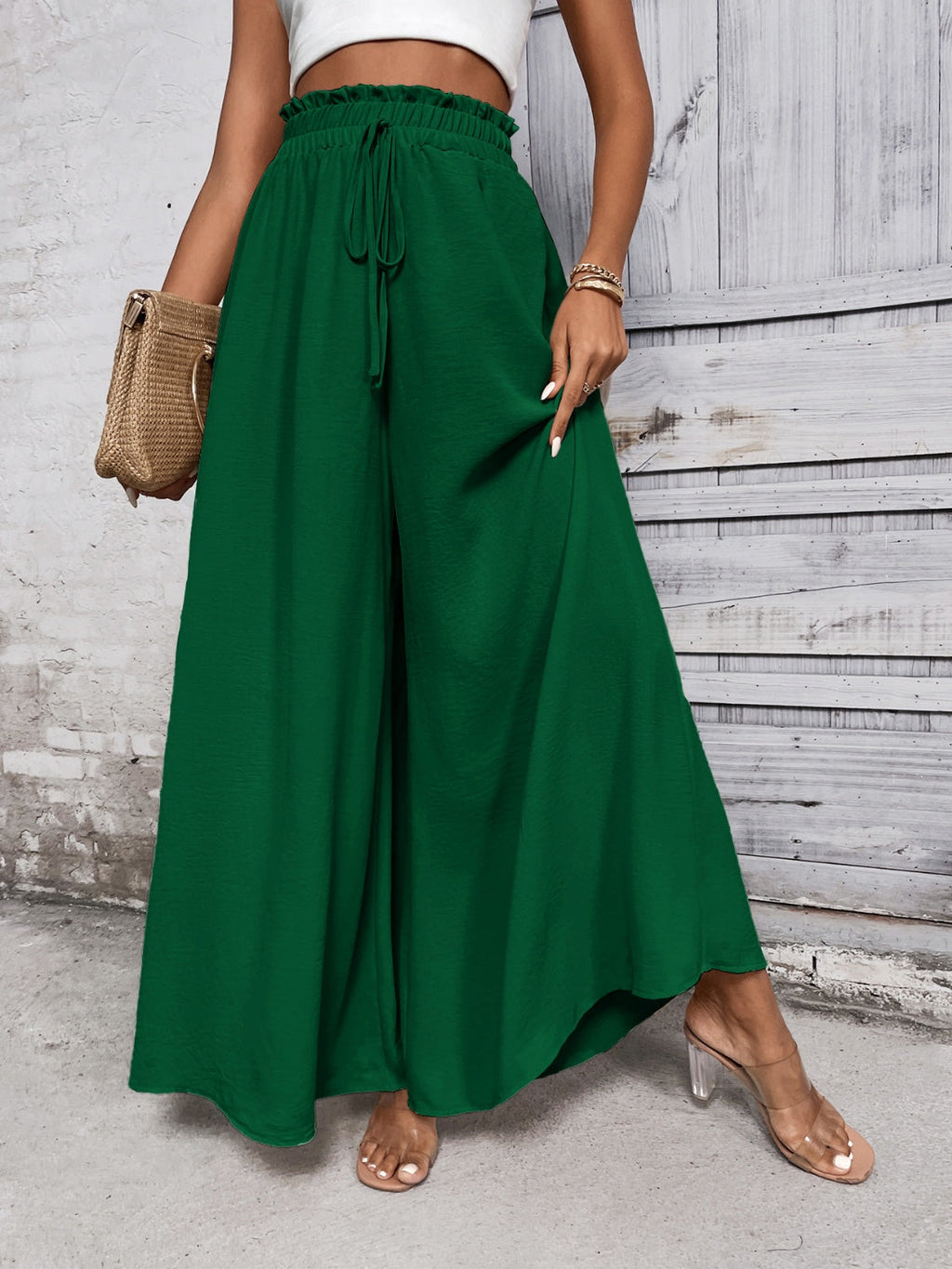 GR | Ärmelloses Pailletten Rundhals Mini Kleid