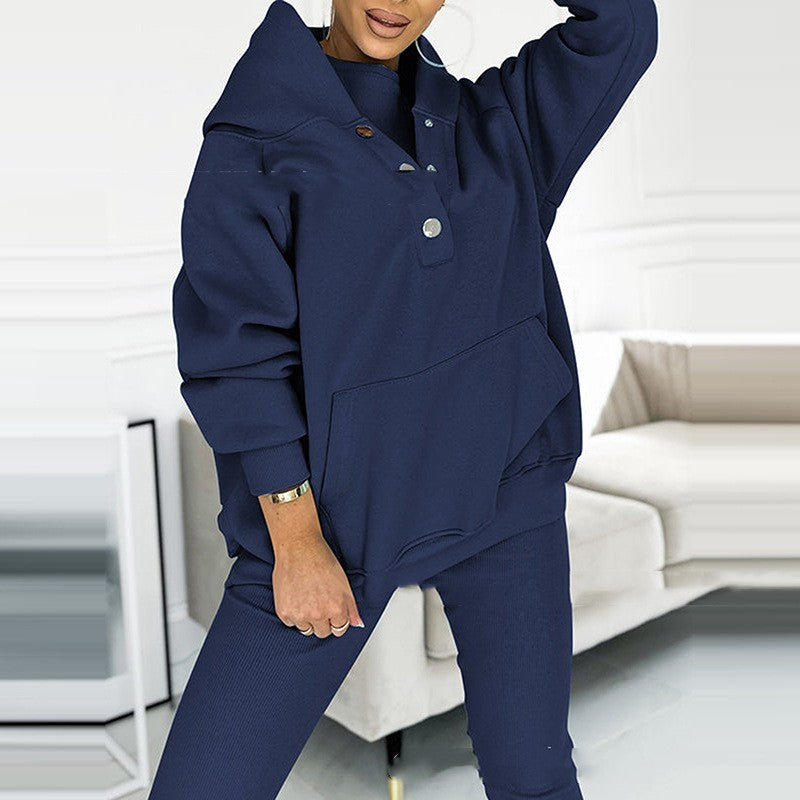 GR | 3-Teiliges Damen-Sportset Für Herbst Und Winter