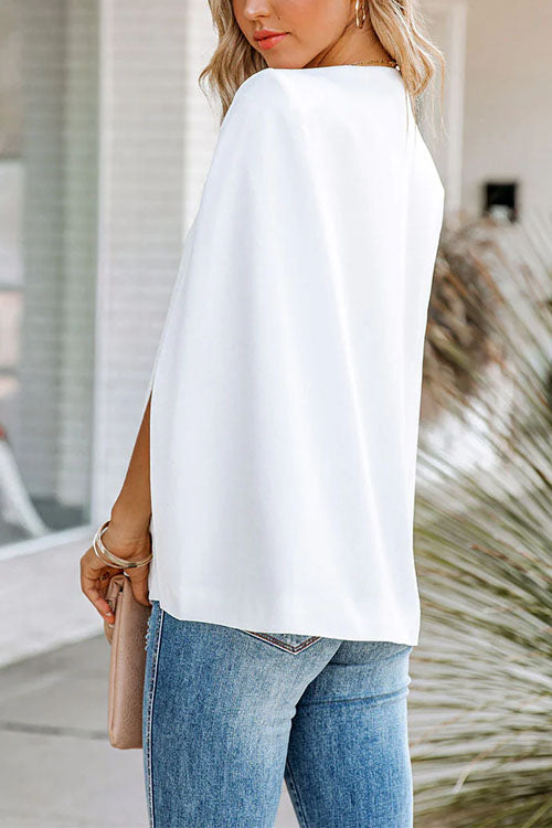 GR | Rosiedress Open Front Slit Sleeve Cape Jacket