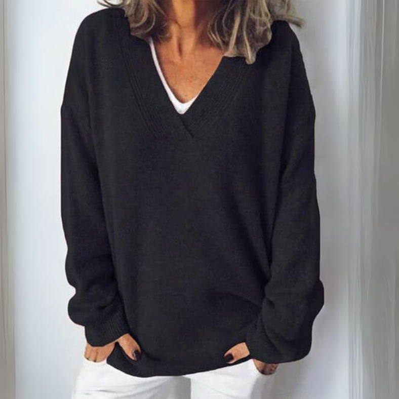 GR | V-neck sweater for women
