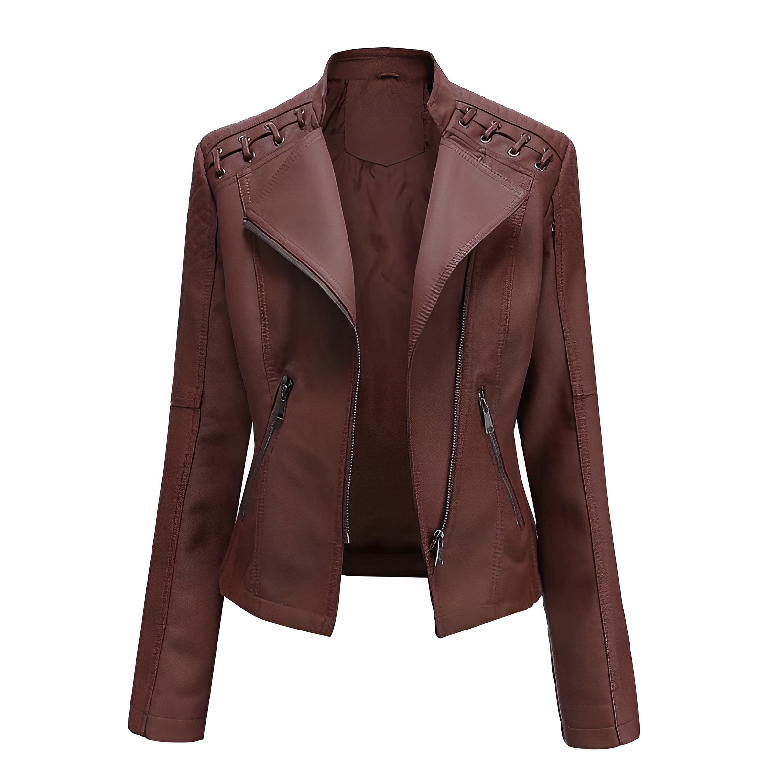 GR Allrounder: The ElegantAura leather jacket