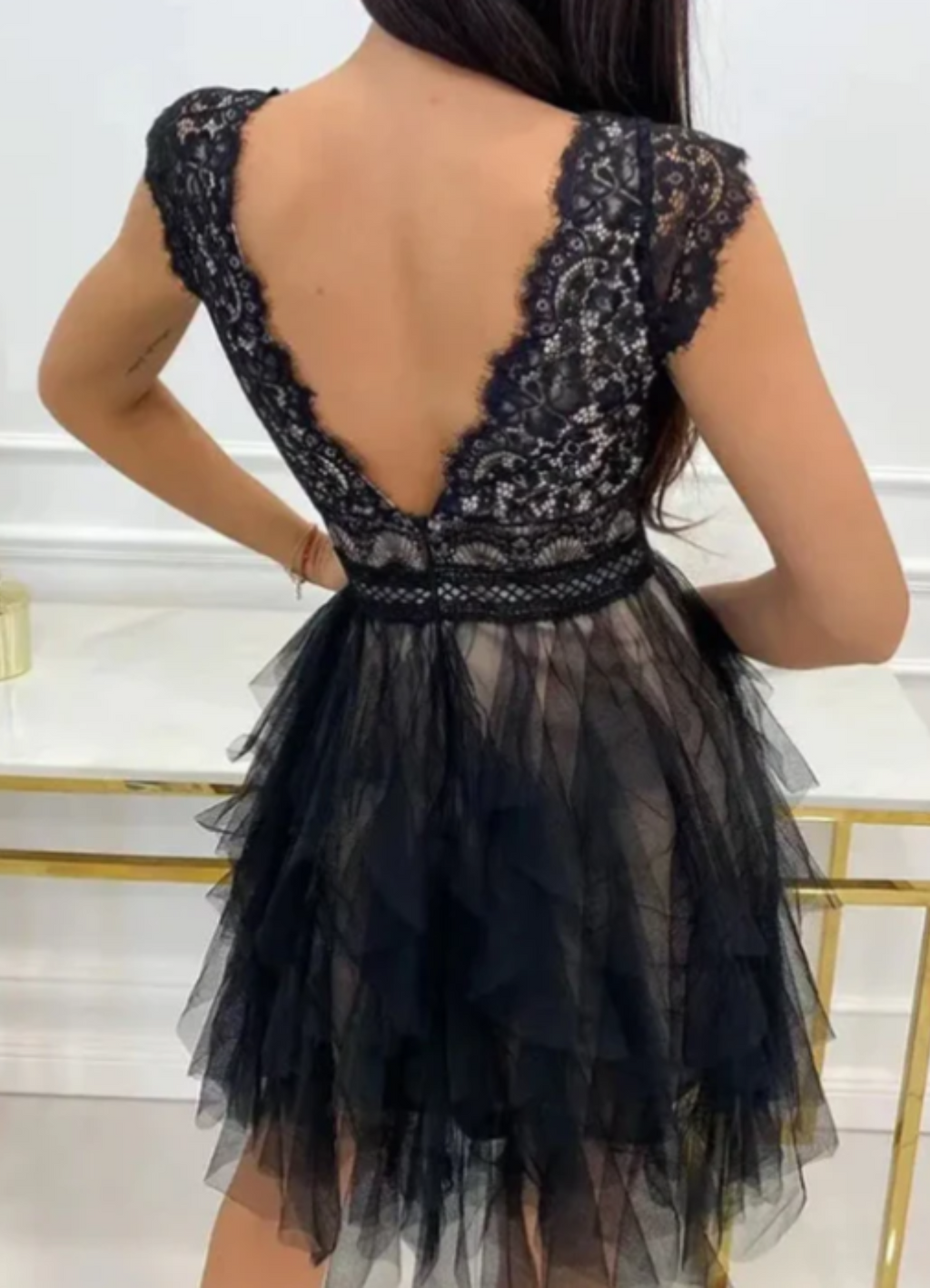 GR | Simple evening dress for women (mini)