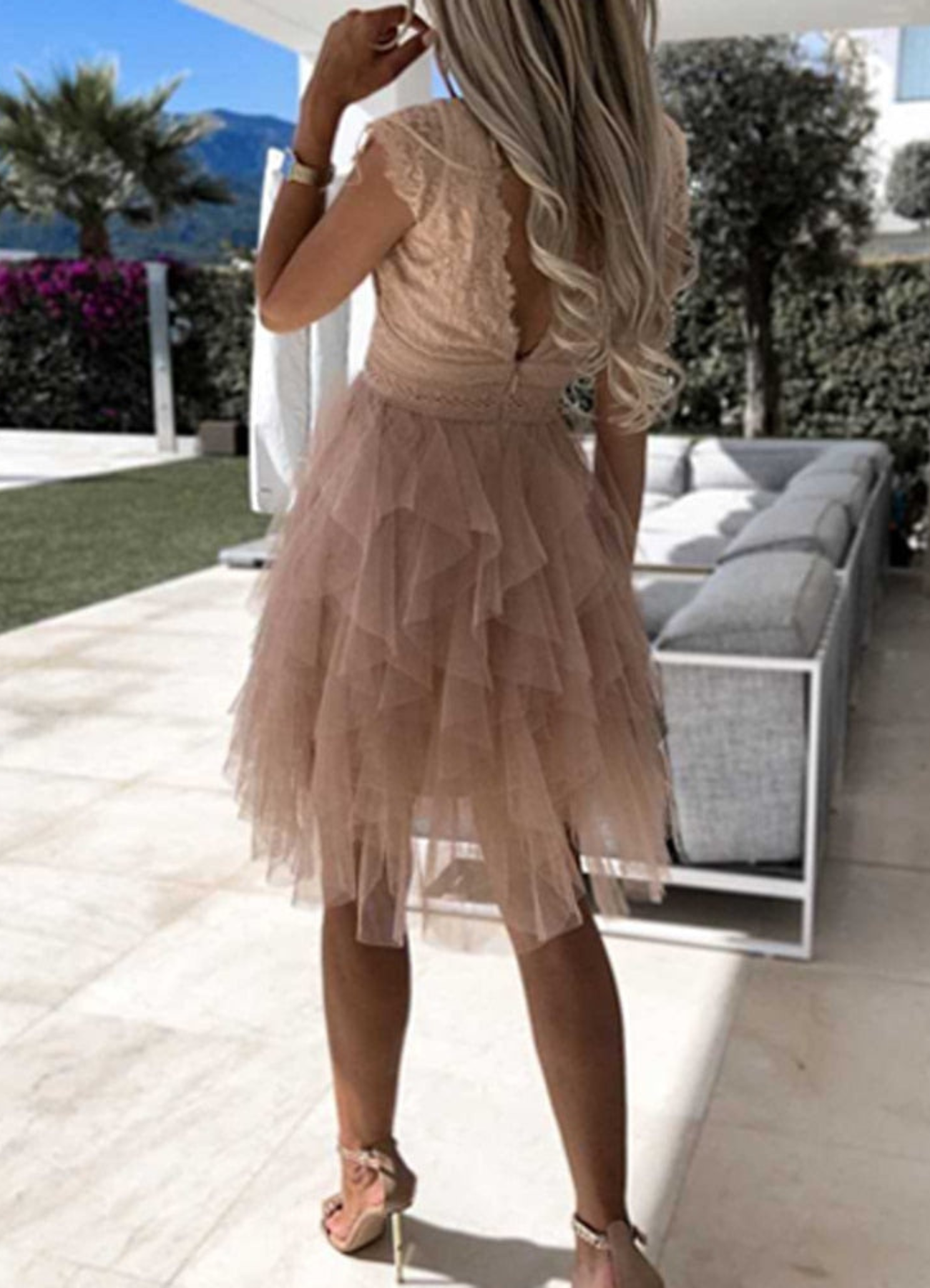 GR | Einfaches Abendkleid für Damen Mini