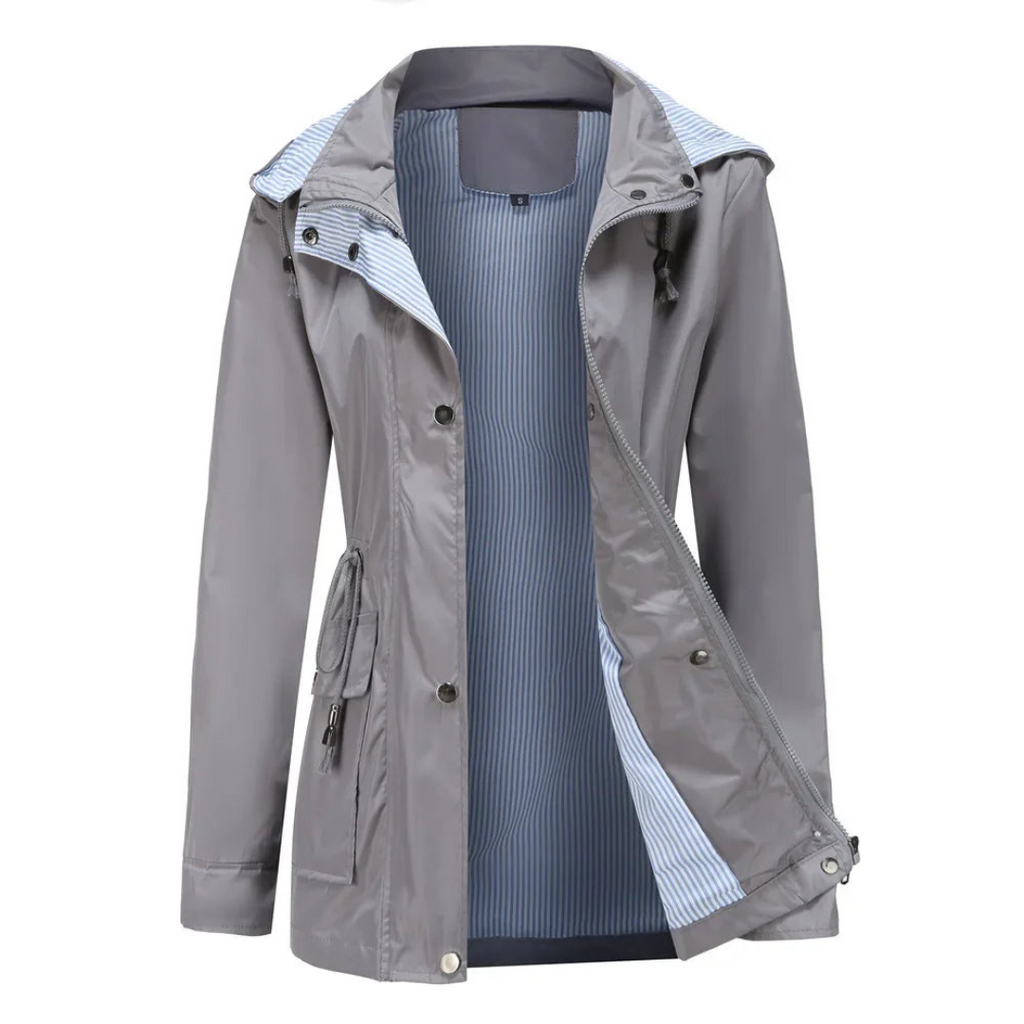 GR | Lightweight Women's Rain Jacket, Water-Repellent