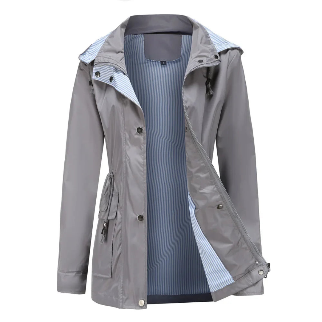 GR | Lightweight Women's Rain Jacket, Water-Repellent