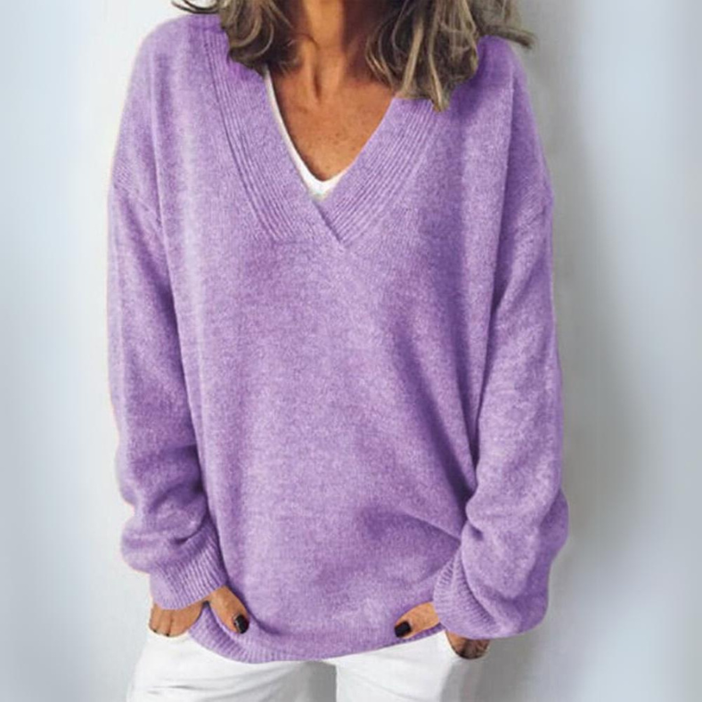 GR | V-neck sweater for women