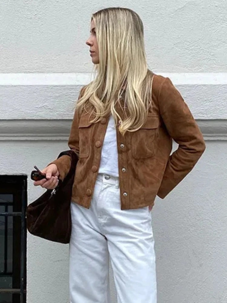 GR | Elegant suede jacket