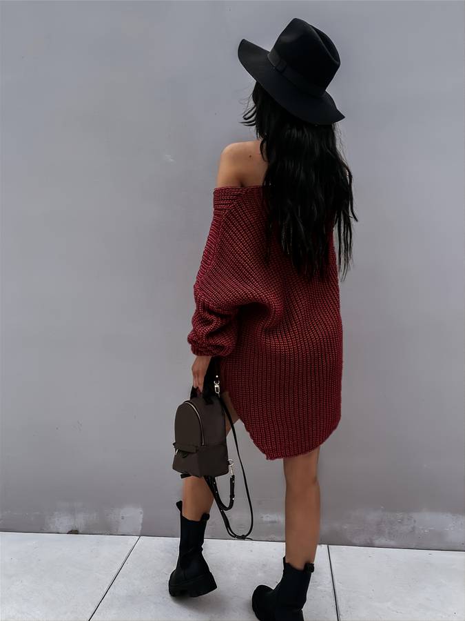 GR  - Übergroßes Strickkleid