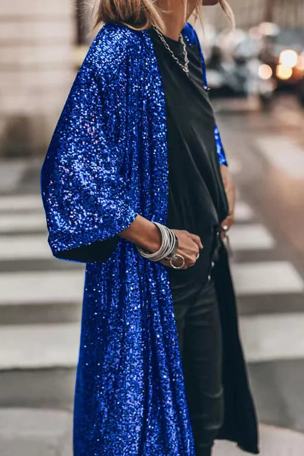 GR | Glamorous sequined cardigan