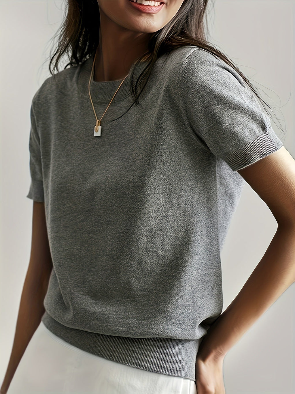 GR | Damen Lässiger Pullover
