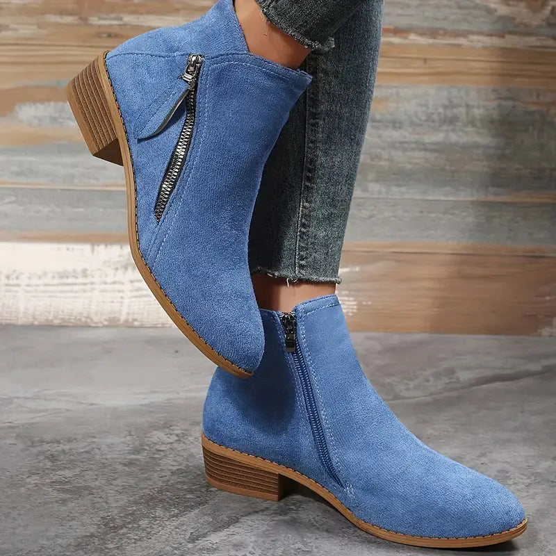 GR | Stylish vegan leather ankle boots