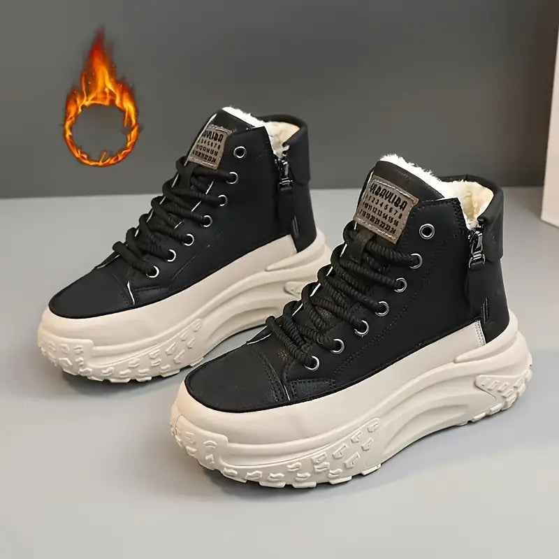 DAMA boots with plush lining