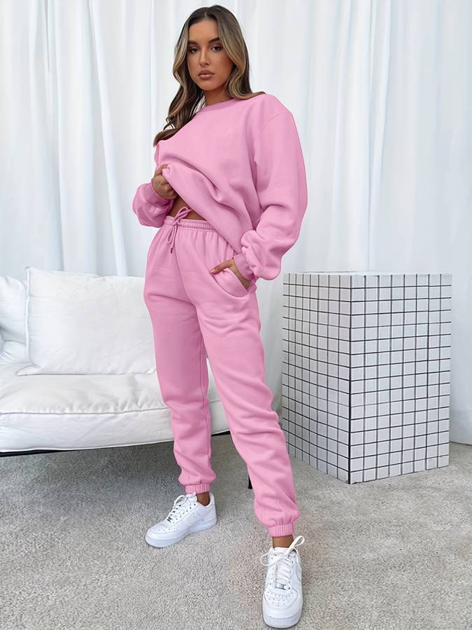 GR - Two-piece jogging set in plus size