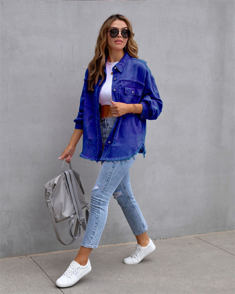 GR | Stylish denim jacket for women