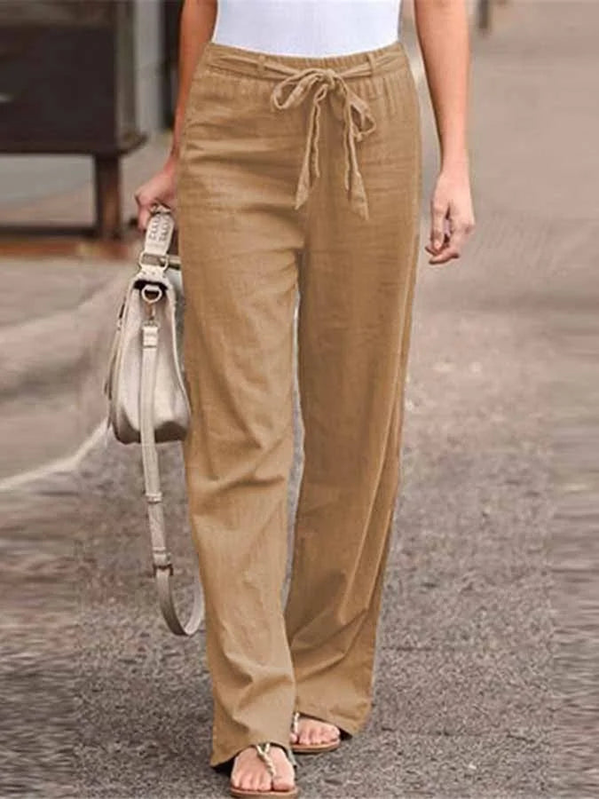 GR | Lässige Damen Leinenhose Für Stilvolle Leichtigkeit