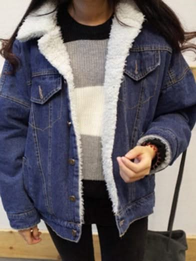 GR | Thick Denim, Fleece Lined For Women