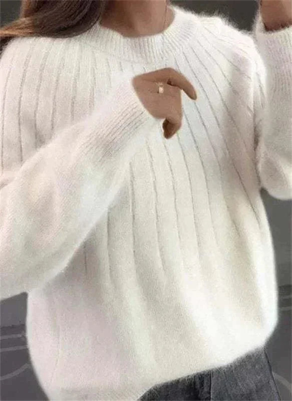 GR | Fluffy Cashmere Knit Sweater