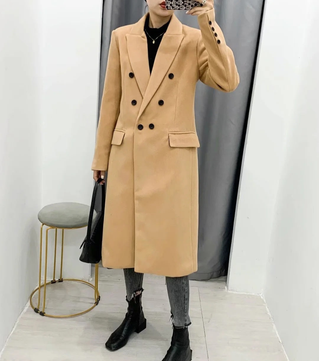 GR | Double-breasted jacket with hood