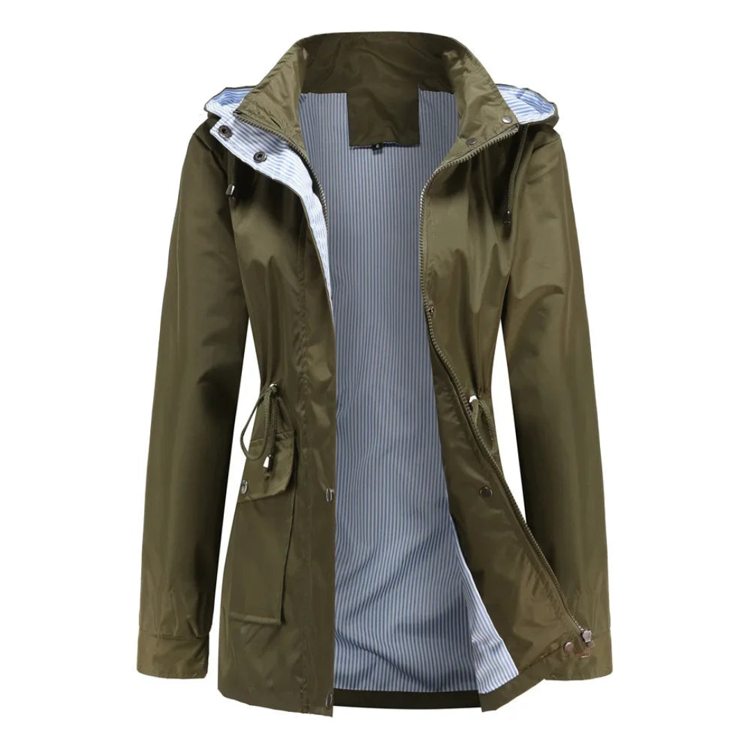GR | Lightweight Women's Rain Jacket, Water-Repellent