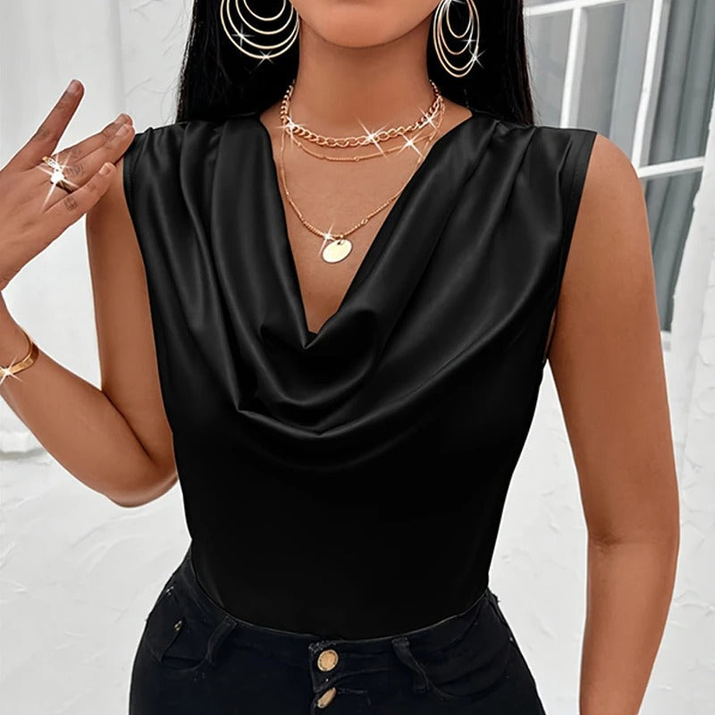 GR | Elegant satin tank tops