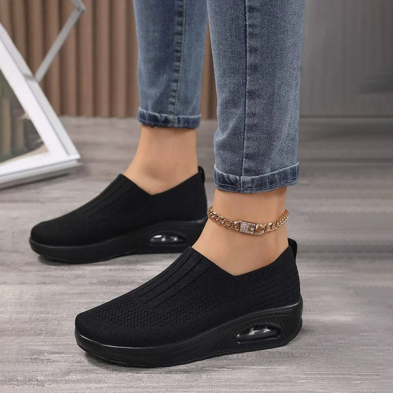 GR | Breathable Slip-on Sneakers with Ergonomic Sole for Women
