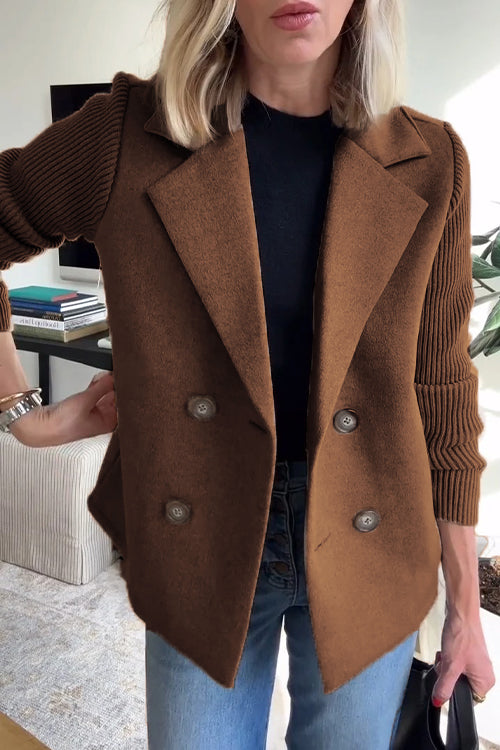 GR | Elegant blazer with contrasting sleeves