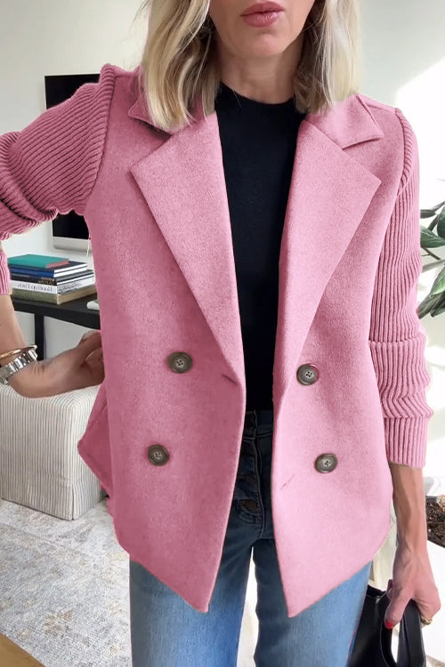 GR | Elegant blazer with contrasting sleeves