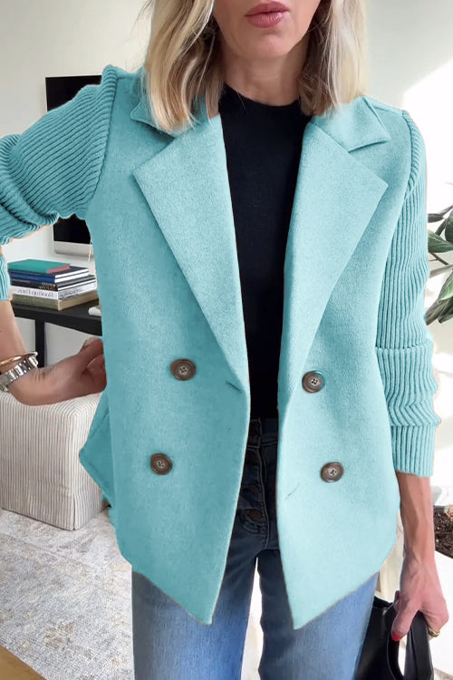 GR | Elegant blazer with contrasting sleeves