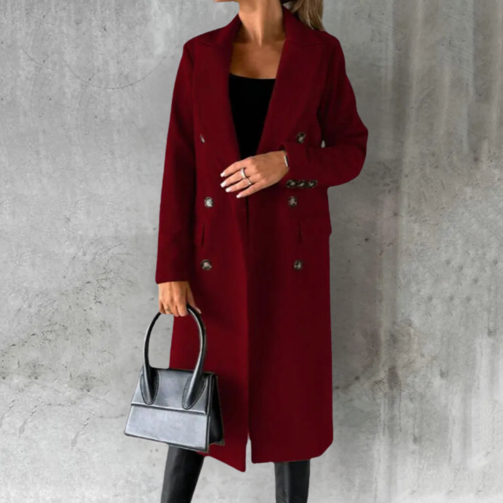 GR | Elegant Long Coat for Women