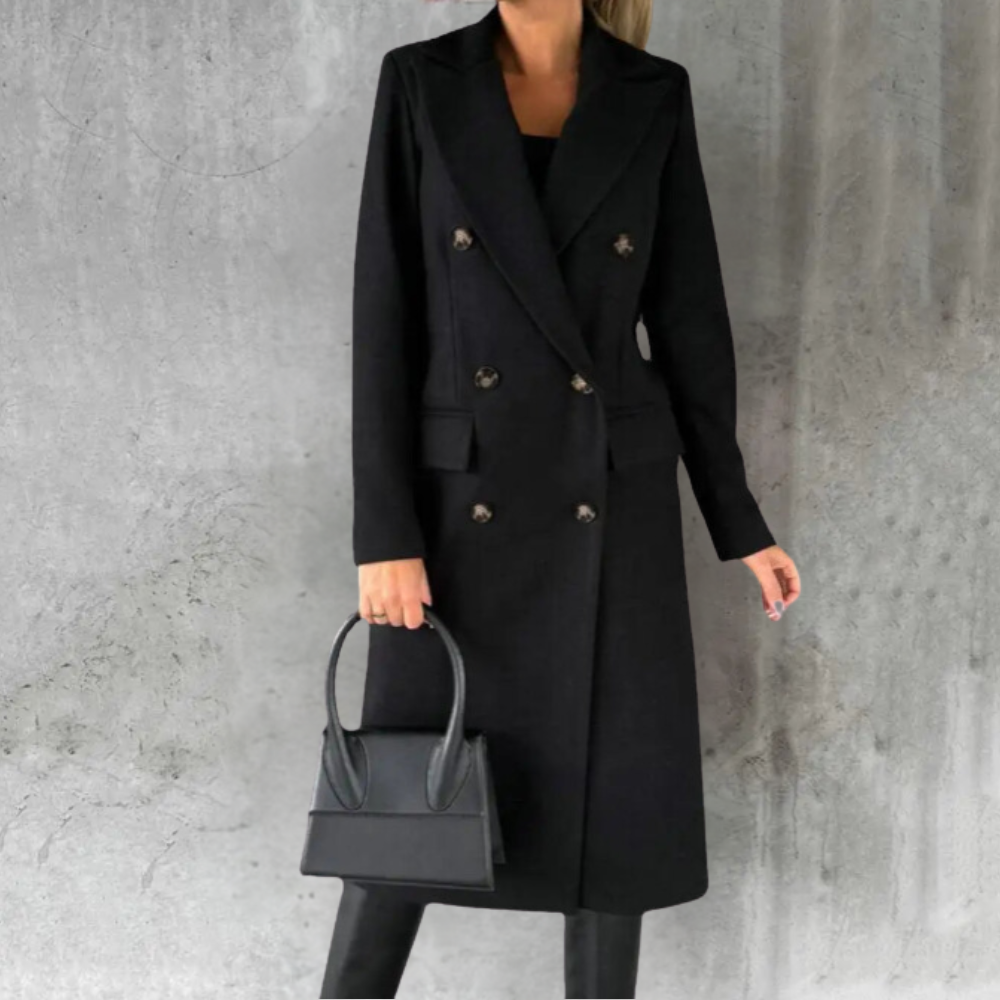 GR | Elegant Long Coat for Women