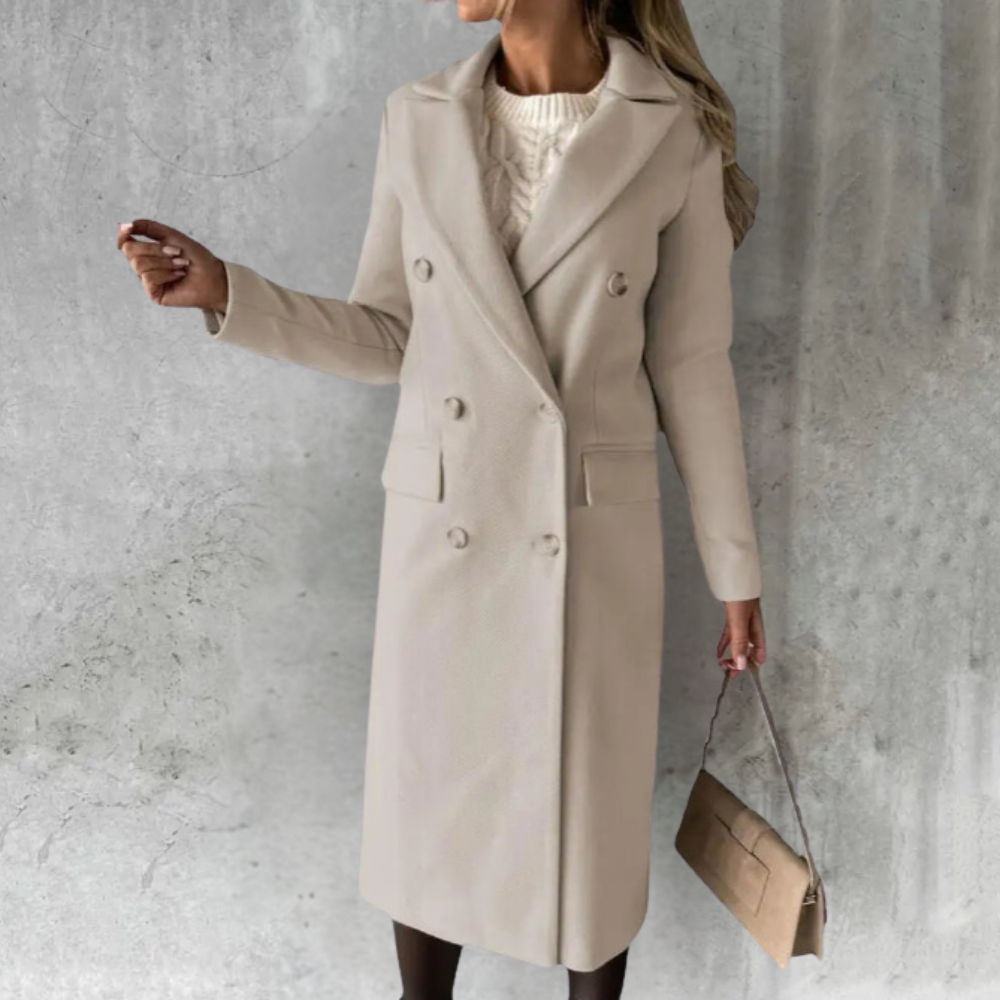 GR | Elegant Long Coat for Women