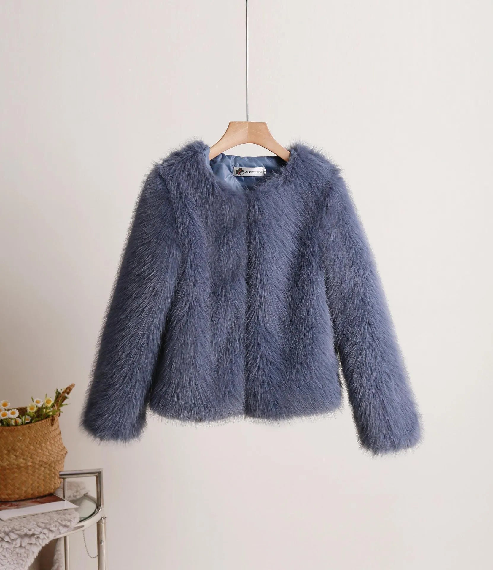 GR | Solid Color Short Coat for Women