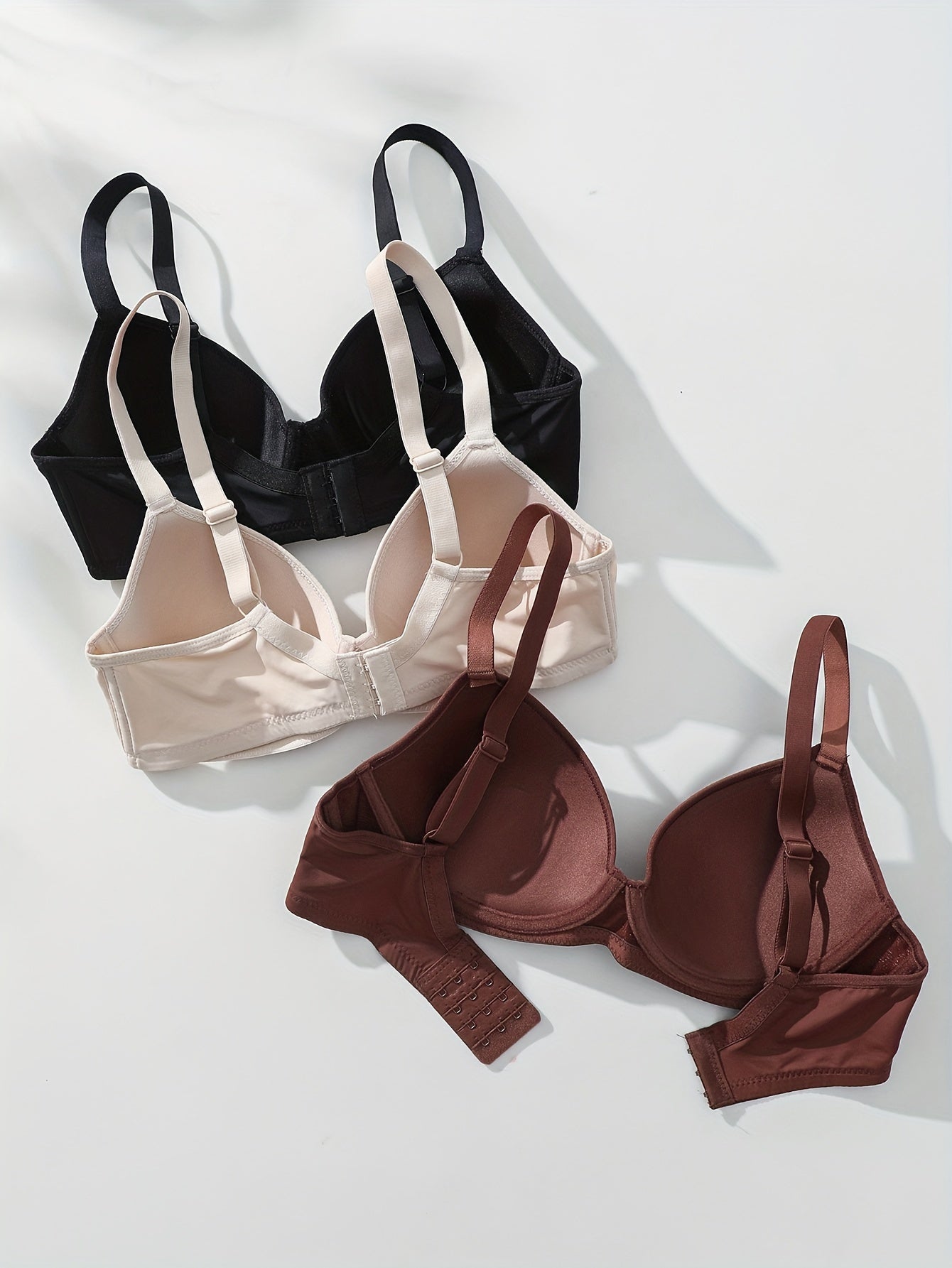 GR | 3-Piece Seamless Anti-Rejection Push-up Bra