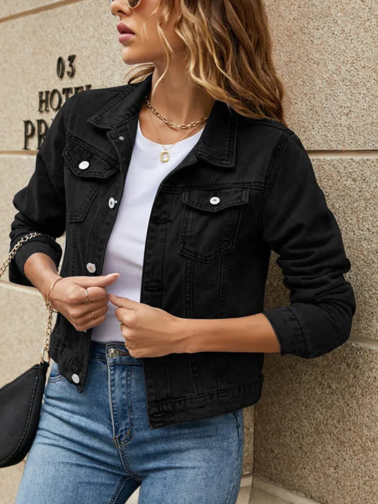 GR | Short casual denim jacket