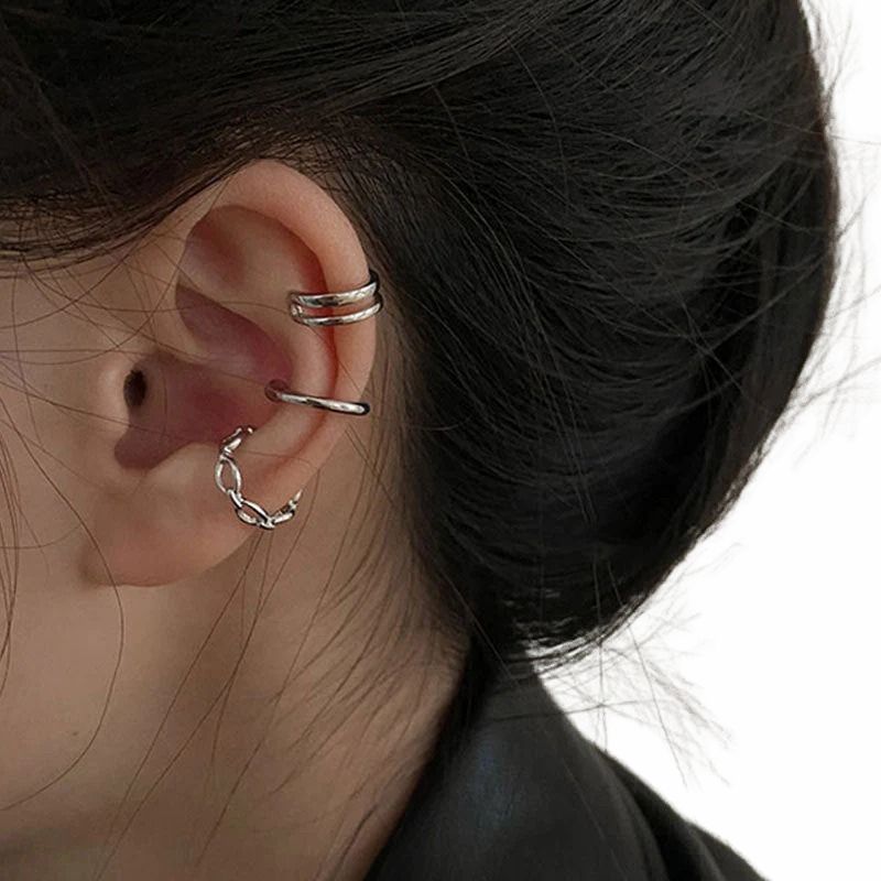 GR | 3-piece Oorcuff Earrings